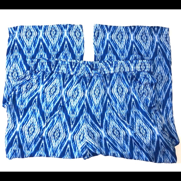 BELLE GRAY WIDE LEG PALAZZO PANTS - Picture 3 of 3